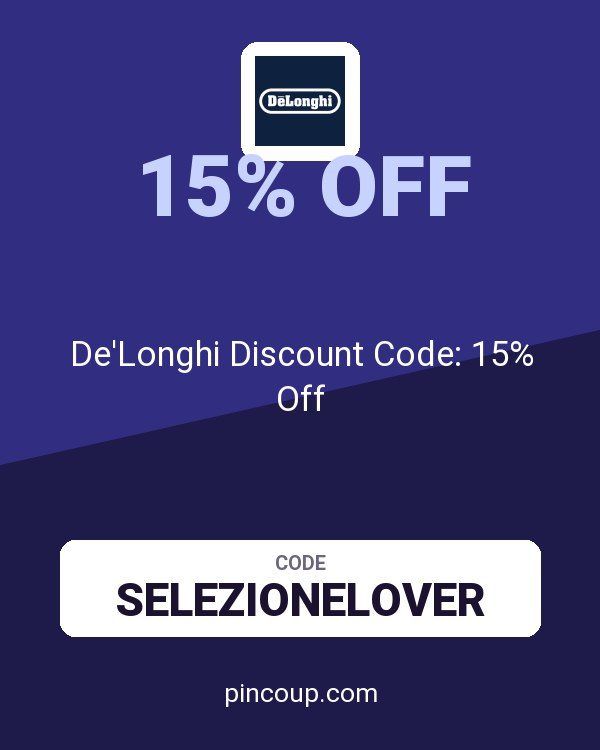 De'Longhi Discount Code: 15% Off