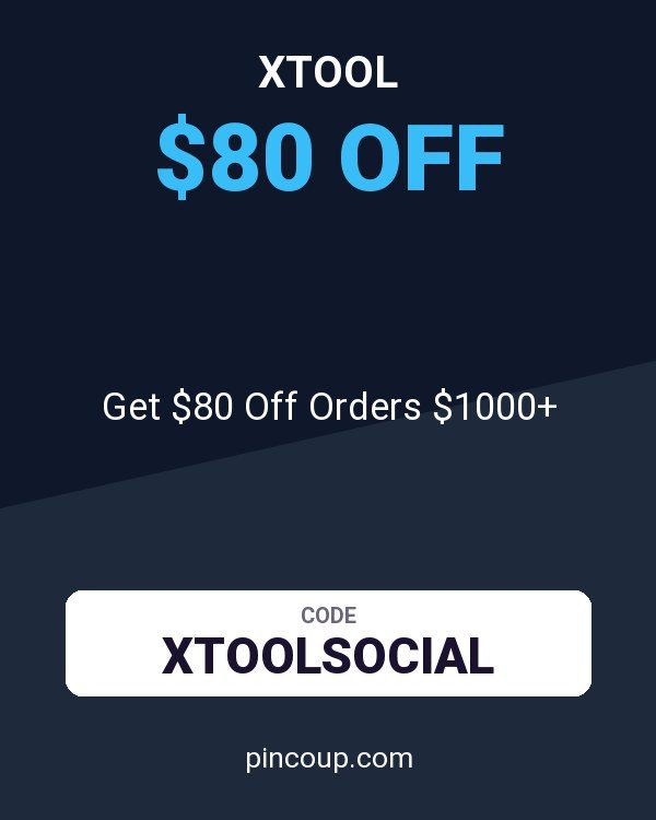 xTool coupon: Get $80 Off Orders $1000+