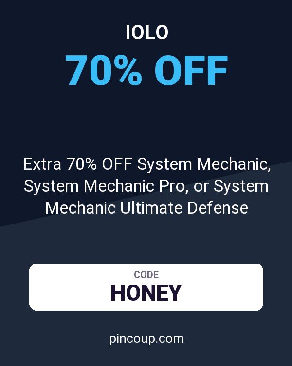 iolo coupon: Extra 70% OFF System Mechanic, System Mechanic Pro, or System Mechanic Ultimate Defense Defense