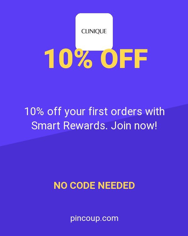 Clinique coupon: 10% off your first orders with Smart Rewards. Join now!