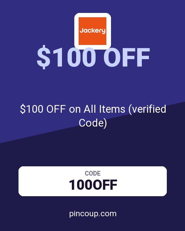 Jackery coupon: $100 OFF on All Items (verified Code)