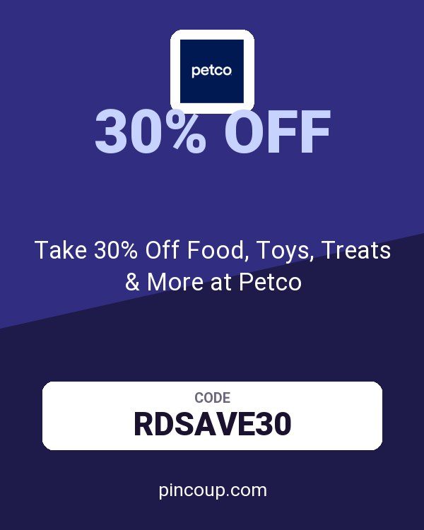 PETCO Animal Supplies coupon: Take 30% Off Food, Toys, Treats & More at Petco