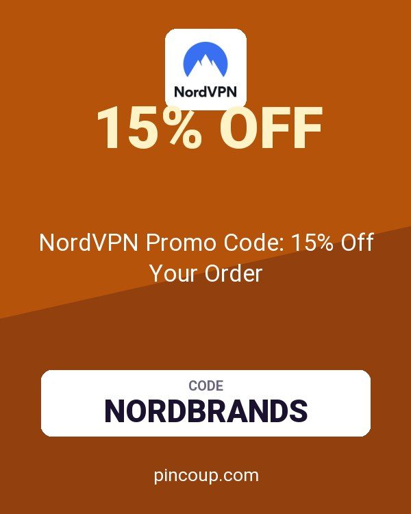 NordVPN Promo Code: 15% Off Your Order