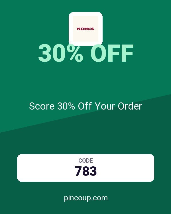 Kohl's coupon: Score 30% Off Your Order