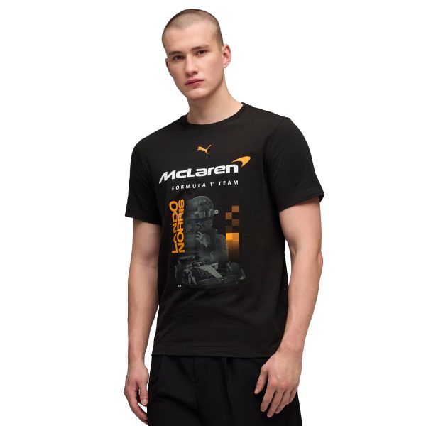 McLaren Lando Norris Driver T-Shirt - Black - Unisex at F1 Store