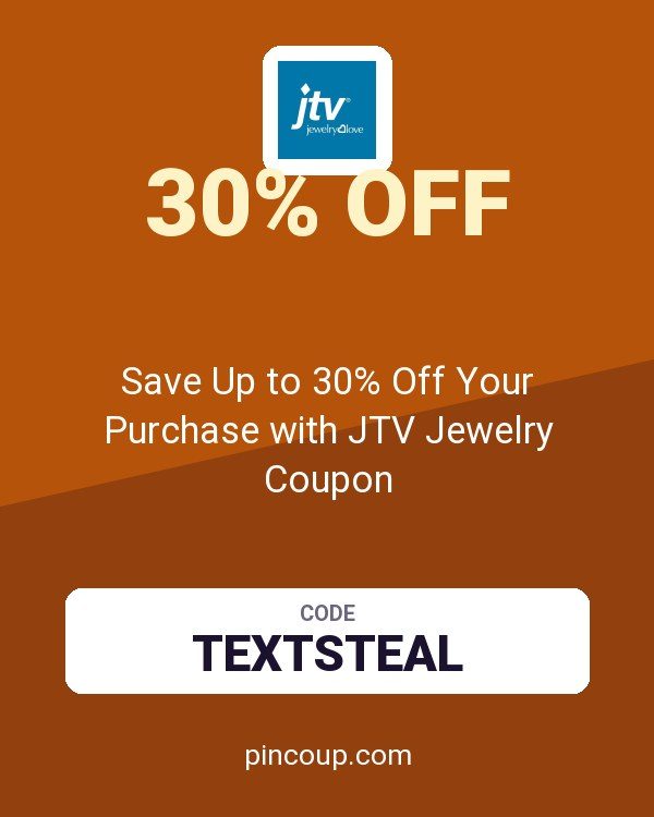 Save Up to 30% Off Your Purchase with JTV Jewelry Coupon