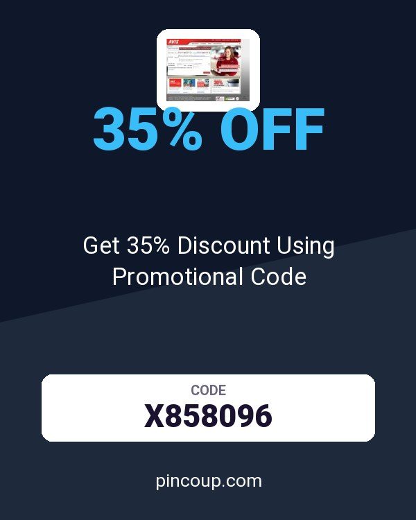 Avis Car Rental coupon: Get 35% Discount Using Promotional Code