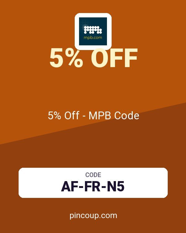 MPB.com coupon: 5% Off - MPB Code