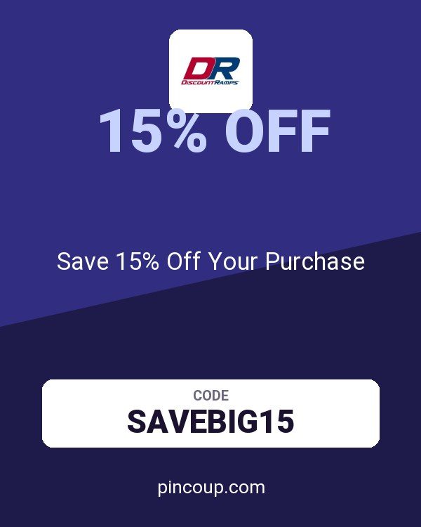 Discount Ramps coupon: Save 15% Off Your Purchase