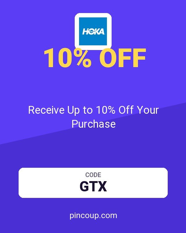 Hoka One coupon: Receive Up to 10% Off Your Purchase