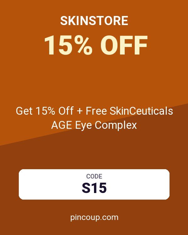 Skinstore coupon: Get 15% Off + Free SkinCeuticals AGE Eye Complex