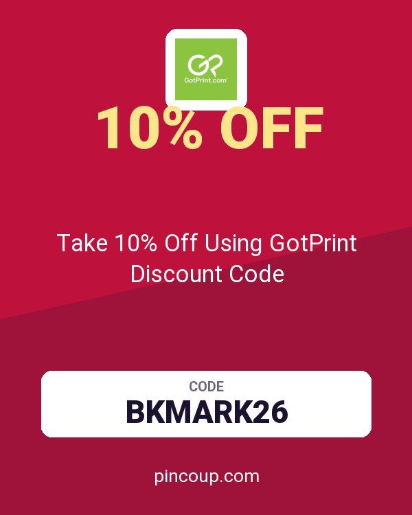 Take 10% Off Using GotPrint Discount Code