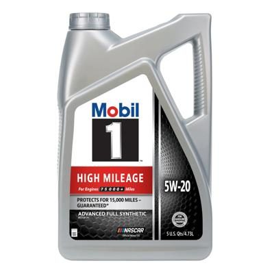 Mobil 1 High Mileage Motor Oil 5w20 Full Synthetic 5 Qt Us at NAPA (Auto)