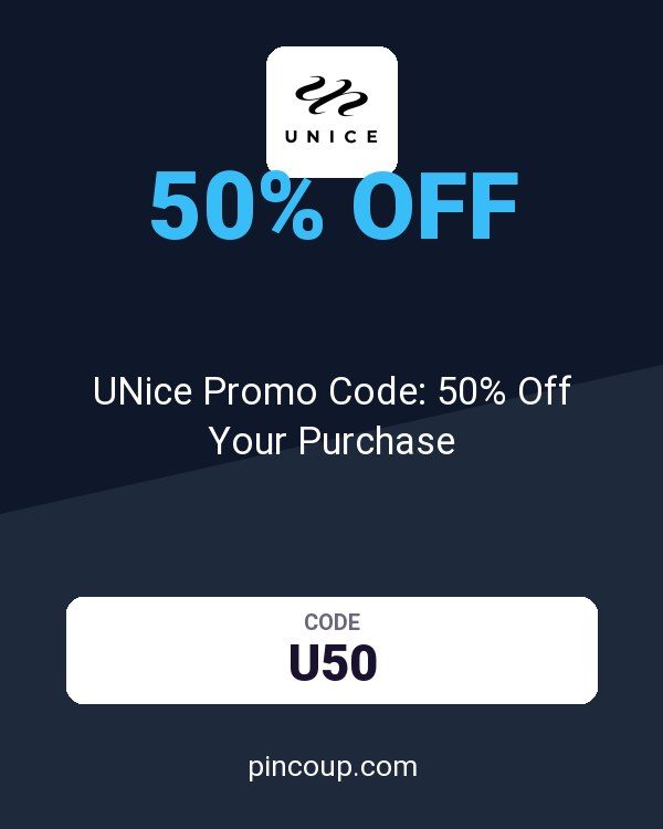 UNice Promo Code: 50% Off Your Purchase
