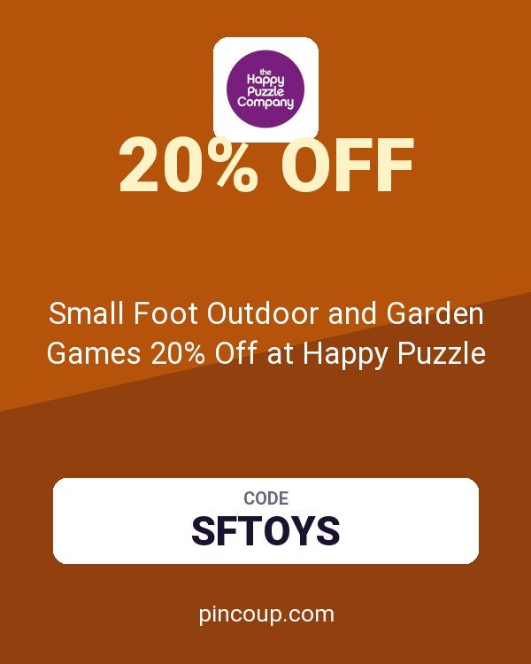 Small Foot Outdoor and Garden Games 20% Off at Happy Puzzle