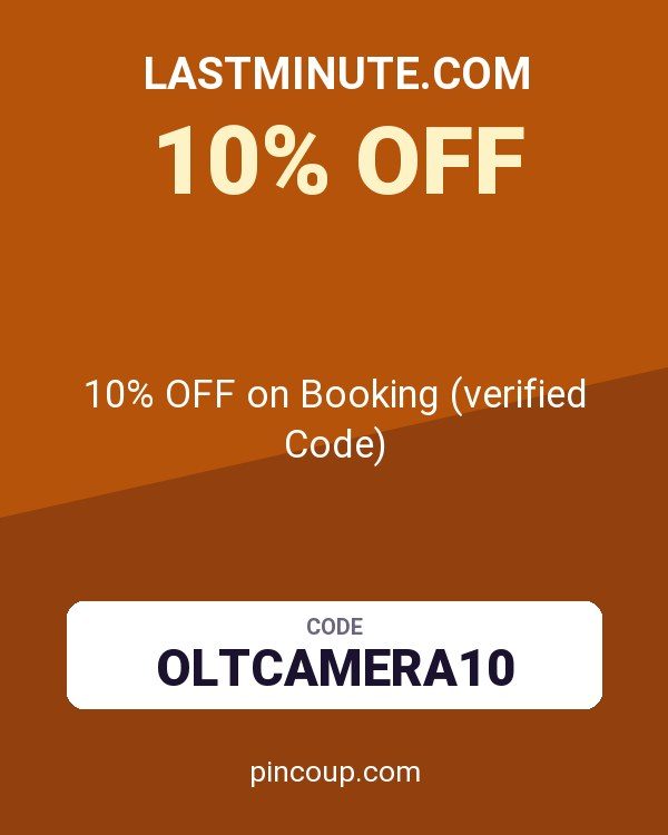 lastminute.com coupon: 10% OFF on Booking (verified Code)