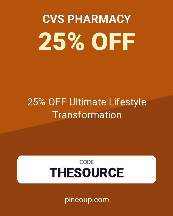 CVS Pharmacy coupon: 25% OFF Ultimate Lifestyle Transformation