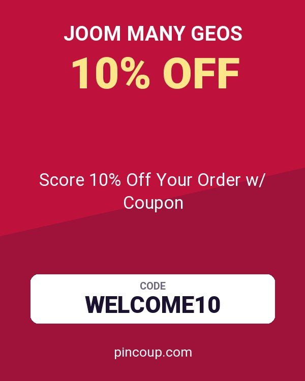 Joom Many GEOs: Score 10% Off Your Order w/ Coupon