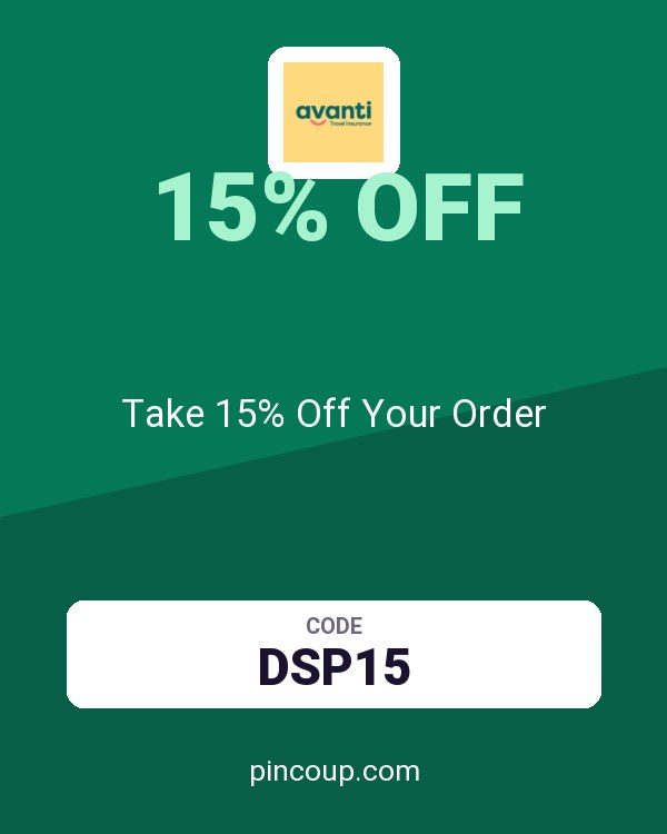 Avanti Travel Insurance coupon: Take 15% Off Your Order