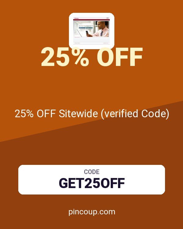 McAfee coupon: 25% OFF Sitewide (verified Code)