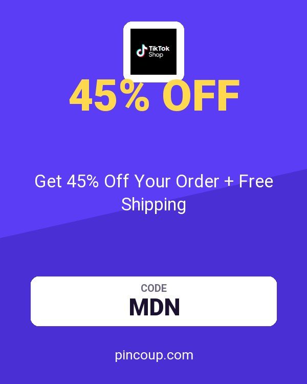 TikTok Shop IT coupon: Get 45% Off Your Order + Free Shipping