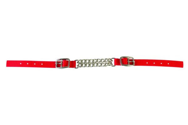 Western Poly Curb Strap with Double Chain at Equestrian Collections