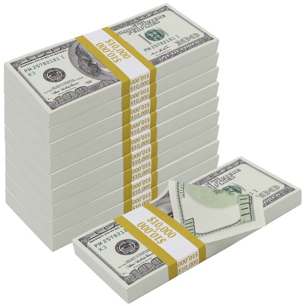 $100,000 Full Print 2000 Series Stacks at Prop Money Inc.