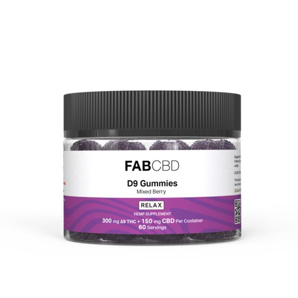 Delta 9 Gummies - Mixed Berry / 5mg D9 Per Serving / Single at NuLeaf Naturals CBD