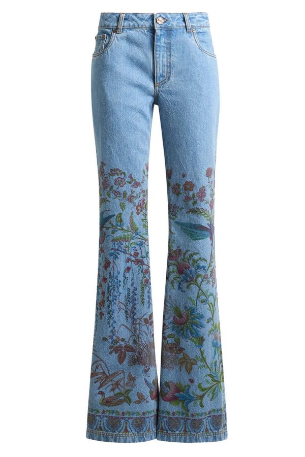 Printed Flare Jeans at Marissa Collections
