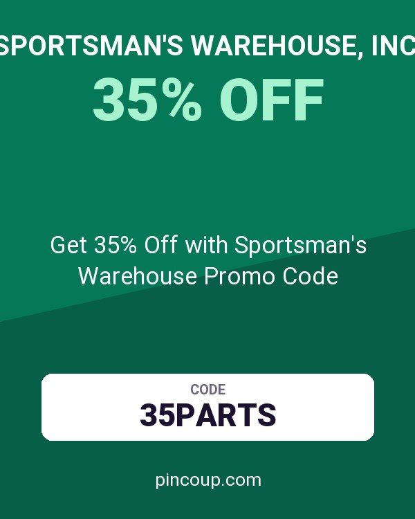 Sportsman's Warehouse, Inc. coupon: Get 35% Off with Sportsman's Warehouse Promo Code