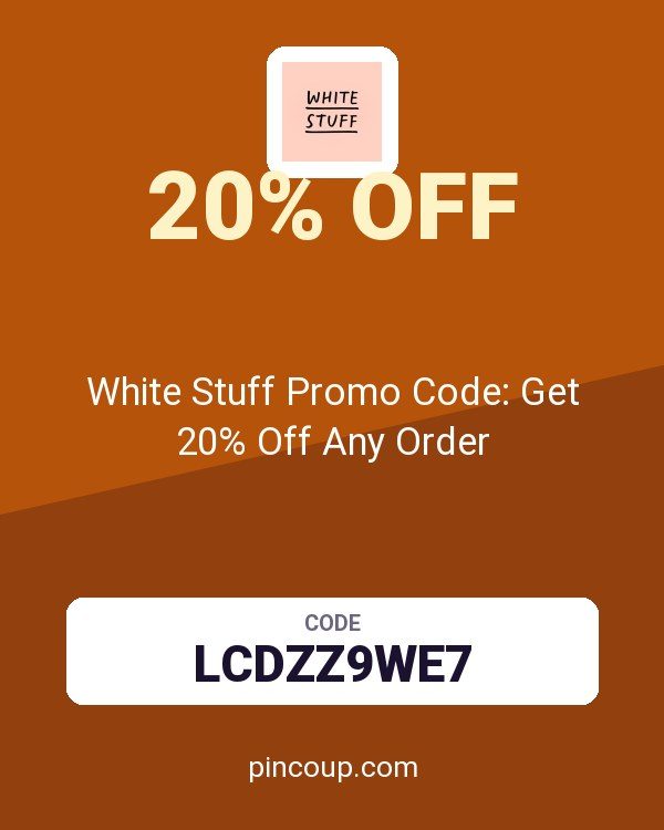 White Stuff DE coupon: White Stuff Promo Code: Get 20% Off Any Order