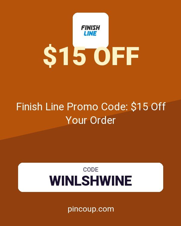 Finish Line Promo Code: $15 Off Your Order