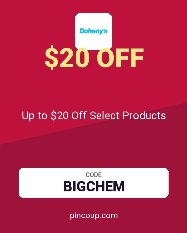 Doheny's LLC coupon: Up to $20 Off Select Products