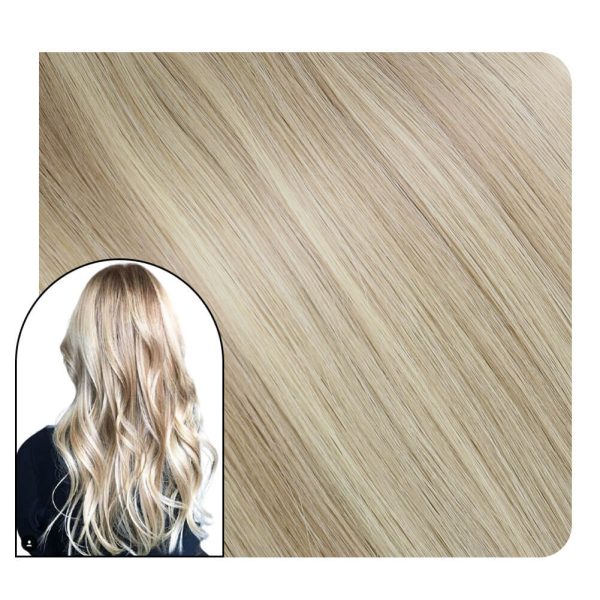 [Pre-sale] Virgin Human Hair U-tip Fusion Hair Extensions Blonde Piano Color #18/613 - 22 inch / 25gram/25strands / Alligator clips at Ugeat Hair Official
