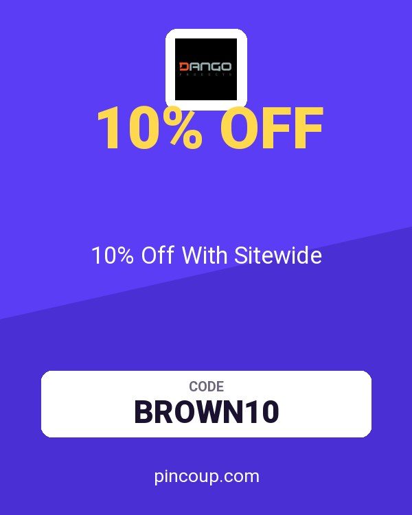 Dango Products coupon: 10% Off With Sitewide