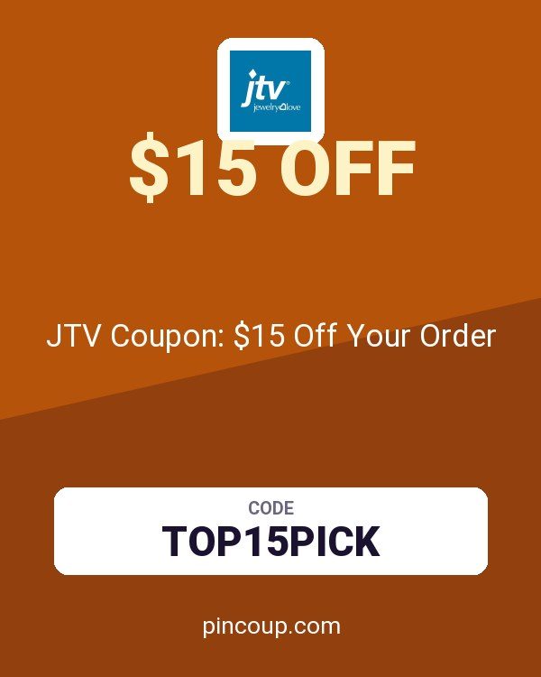 JTV Jewelry: JTV Coupon: $15 Off Your Order