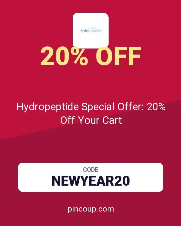 Hydropeptide Special Offer: 20% Off Your Cart