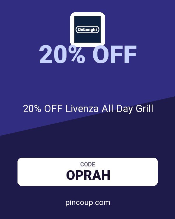 Delonghi coupon: 20% OFF Livenza All Day Grill