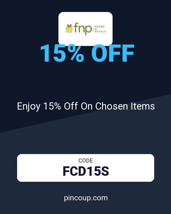 Ferns N Petals coupon: Enjoy 15% Off On Chosen Items
