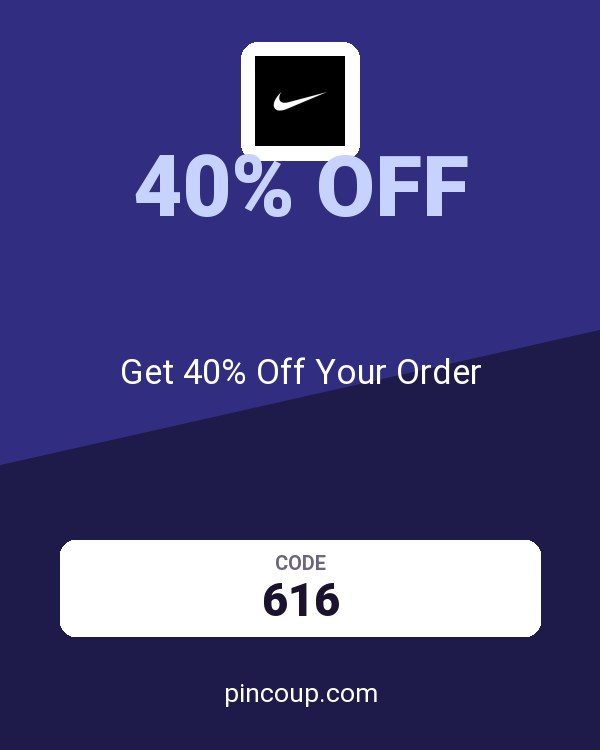 Nike coupon: Get 40% Off Your Order