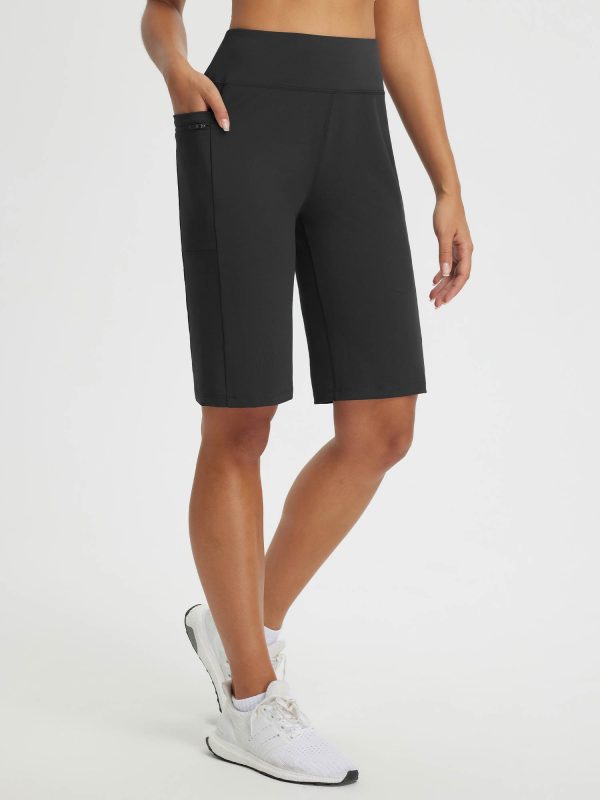 Secret Breeze 12" High-Rise Shorts at Baleaf