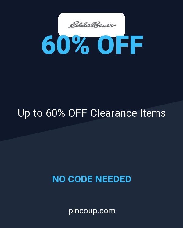 Eddie Bauer coupon: Up to 60% OFF Clearance Items