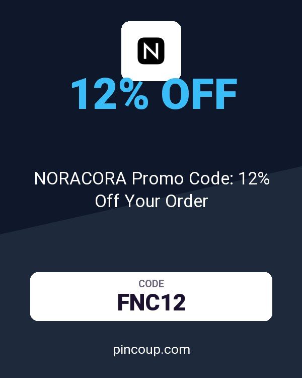 NORACORA Promo Code: 12% Off Your Order