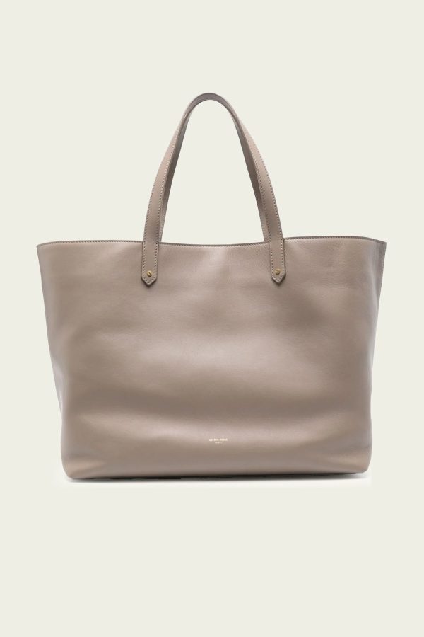 Golden Pasadena Calfskin Leather Bag in Taupe at American National Standards Institute Inc.