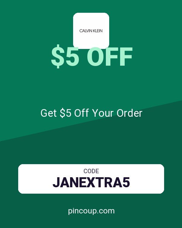 Calvin Klein coupon: Get $5 Off Your Order
