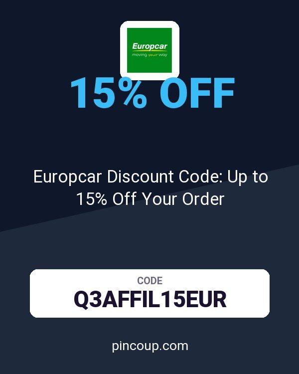 Europcar (US & Canada) coupon: Europcar Discount Code: Up to 15% Off Your Order