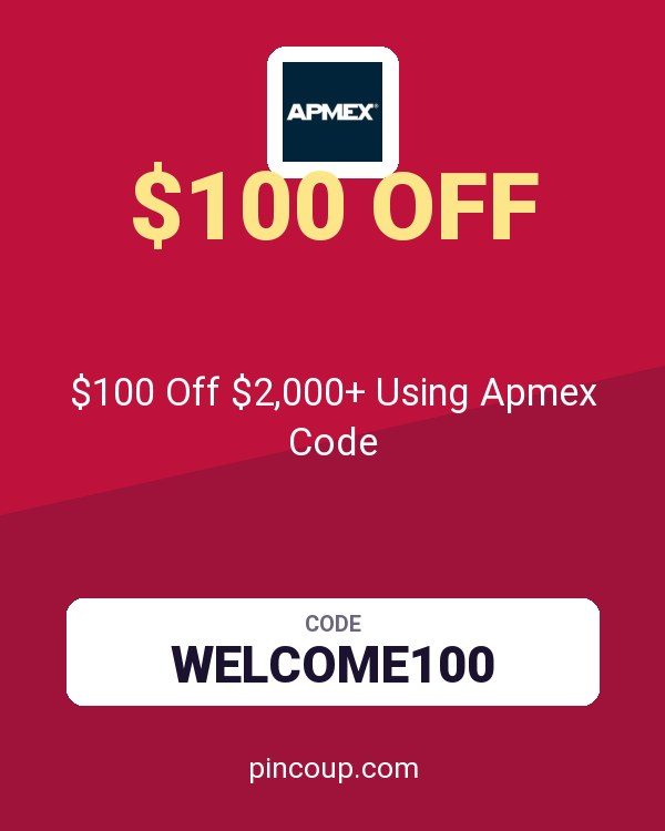 $100 Off $2,000+ Using Apmex Code