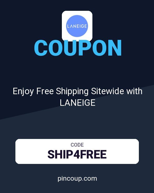 Enjoy Free Shipping Sitewide with LANEIGE
