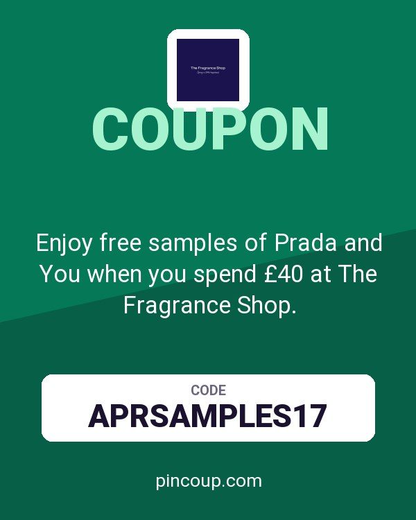 Enjoy free samples of Prada and You when you spend £40 at The Fragrance Shop.