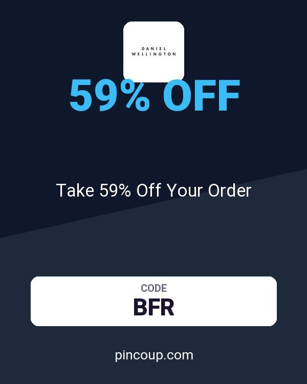 Daniel Wellington coupon: Take 59% Off Your Order
